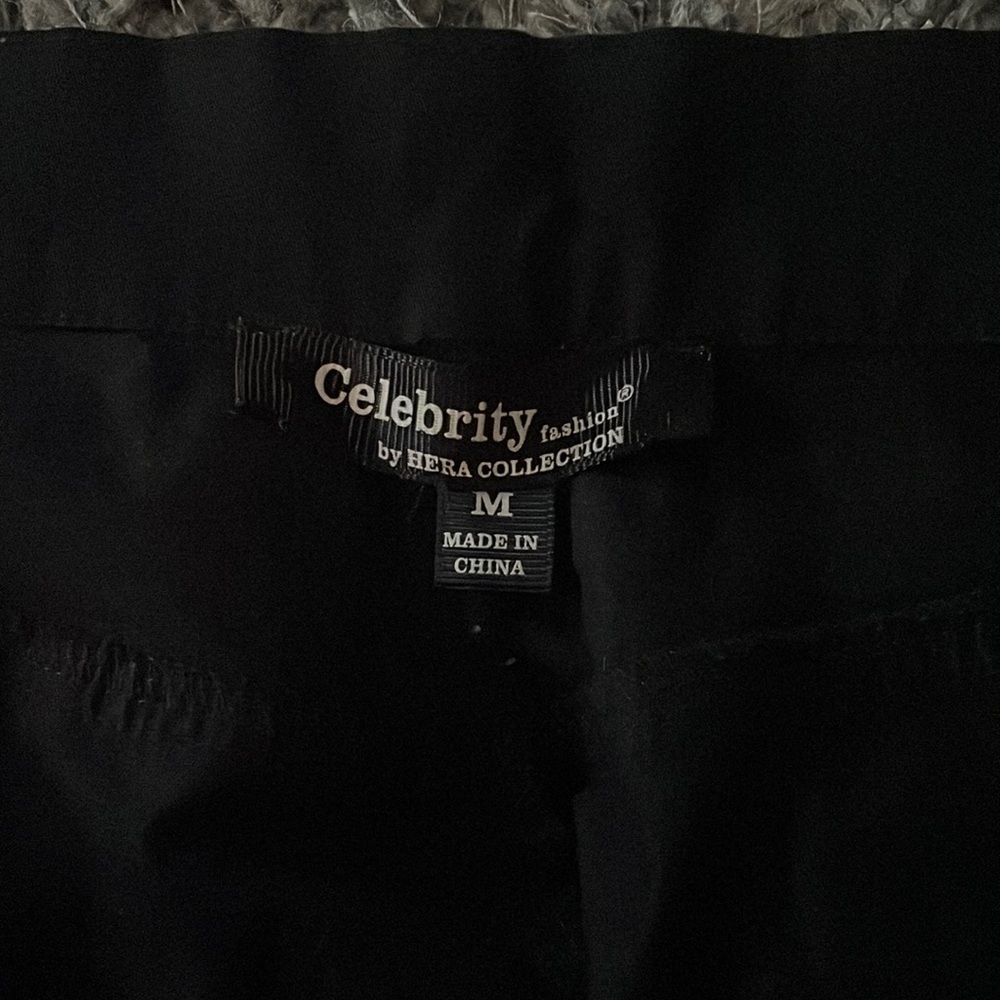 Celebrity black cargo pants size medium